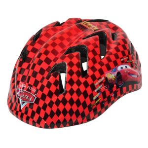 CASCO BICI INFANTIL ROJO/NEGRO CARS XS
