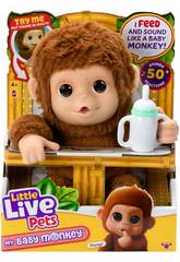 MASCOTA MY BABY MONKEY LITTLE LIVE PETS