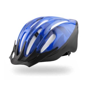 CASCO BICI MQ12 AZUL/BLANCO/CARBONO L