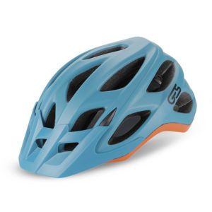 CASCO BICI TRAIL L AZUL/NARANJA