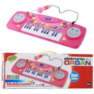 ORGANO ELECTRONICO C/MICRO AZUL O ROSA