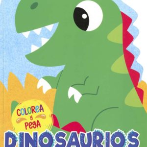COLOREA Y PEGA DINOSAURIOS
