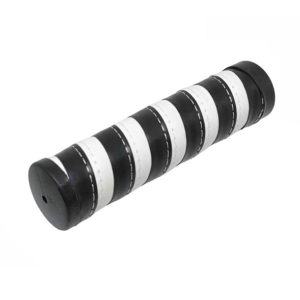 JG,PUÑOS BICI NEGROS/BLANCOS 130MM