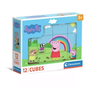 PEPPA PIG PUZZLE CUBOS 12 PCS