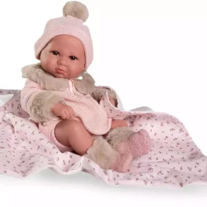 MUÑECA RECIEN NACIDA LUCA CON MANTITA