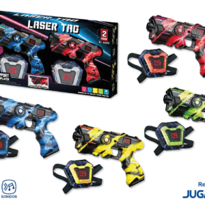 PISTOLA LAZER Y CHALECO PACK 2 UDS.