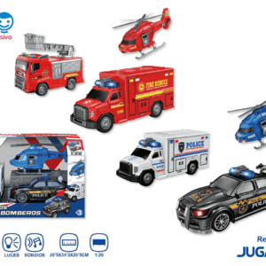 SET VEHICULOS POLICIA O BOMBEROS