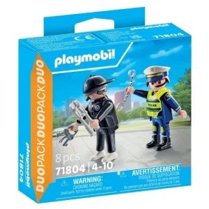 PLAYMOBIL DUO PACK POLICIA Y LADRON