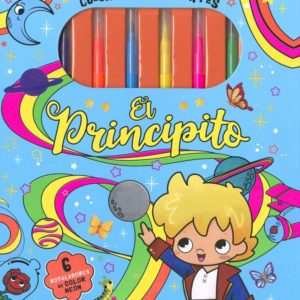 LIBRO PARA COLOREAR CON SURTIDO DE COLORES FLUORESCENTES