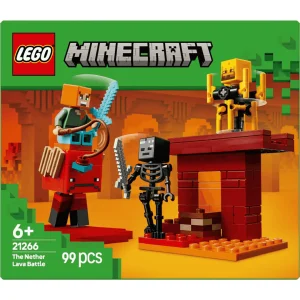 LEGO MINECRAFT LA BATALLA DE LAVA 99PCS