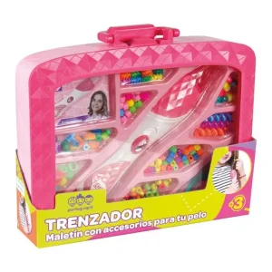 TRENZADOR MALETIN CON ACCESORIOS DE PELO