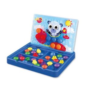 JUEGO MOSAICO MALETIN 48 PIEZAS 12 PLANTILLAS