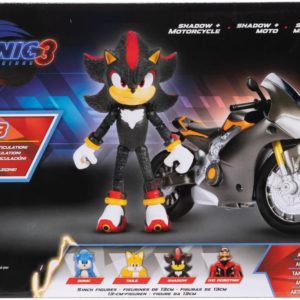 SONIC FIGURA CON MOTOCICLETA SHADOW 13CM