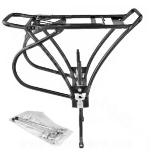 PORTAEQUIPOS BICI 26/28" NEGRO PARA ALFORJAS