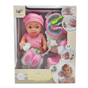 MUÑECO RUBY BIBERÓN Y ORINAL
