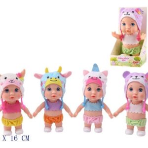 MUÑECA ADORABLE KID PEQUEÑA C/GORRO