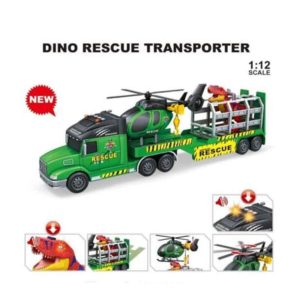 CAMION TRANSPORTA HELICOPTERO/DINOSAURIO