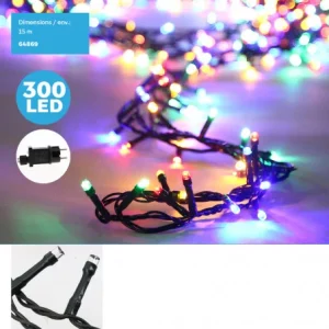 GUIRNALDA 300 LED MULTICOLOR