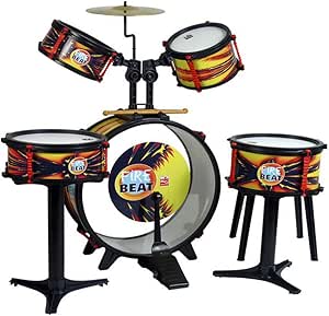BATERIA 5 TAMBORES FIRE BEAT REIG
