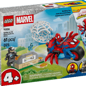 LEGO SPIDEY EN MOTO VS RINO