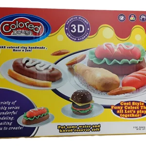 PLASTILINA HAMBURGUESA COLORED DOUGH