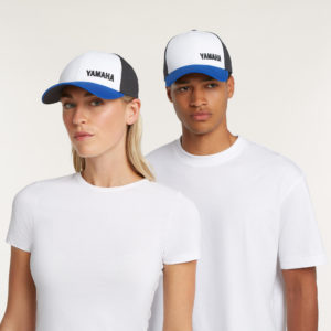 GORRA YAMAHA BLANCA/NEGRA/AZUL